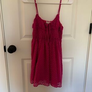 Pink Lace Dress